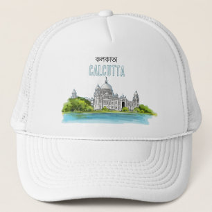 Calcutta "Victoria Memorial" Kolkata Bengali Trucker Hat