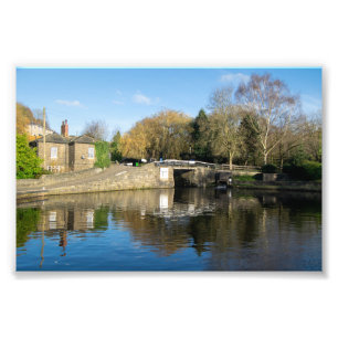 Calder and Hebble Navigation: Salterhebble Locks Photo Print