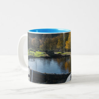Calder and Hebble Navigation: Salterhebble Locks Two-Tone Coffee Mug