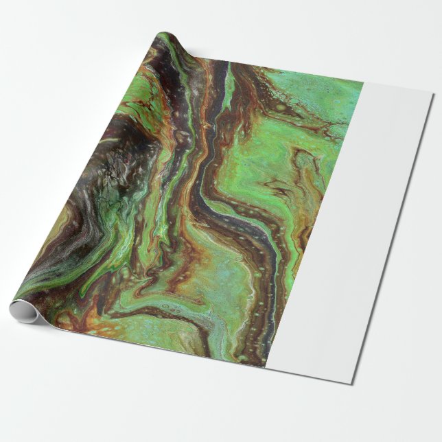 Caldonia 2 Abstract Wrapping Paper (Unrolled)