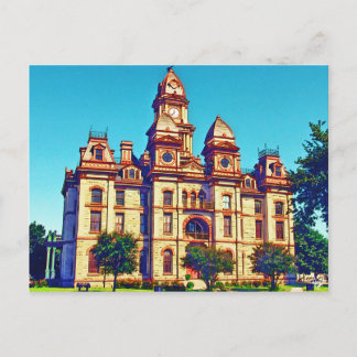 Caldwell County Courthouse, Lockhart, TX. Postcard