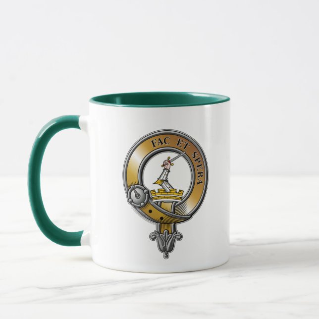 Caldwell Crest Badge Mug (Left)