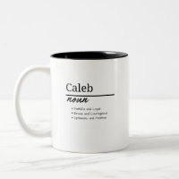 Caleb, Boy Personalised Name Definition