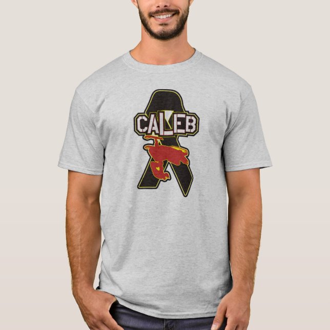 Caleb Moore Tribute Grey Shirt (Front)