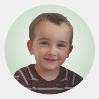 Caleb's face sticker