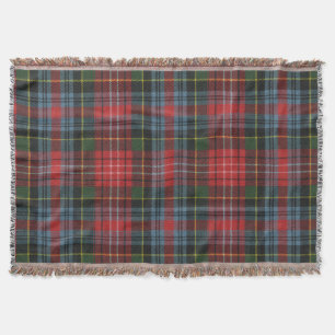 Caledonia Modern Original Scottish Tartan Throw Blanket