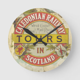 Caledonian Railway. Tours in Scotland. Round Clock