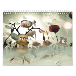 Calendar 2011 Whimsical transparency and colour
