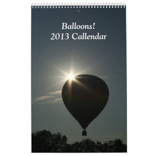 Calendar 2013 Balloons