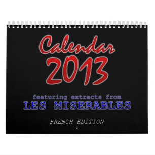 Calendar 2013, French