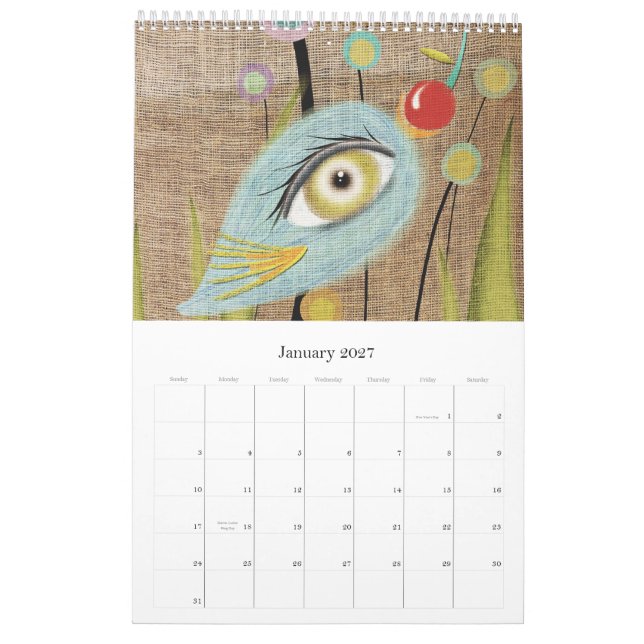 Calendar 2013 - Rupydetequila illustrations (Jan 2027)