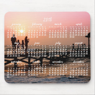 Calendar 2018 Mouse Pad Family Photo