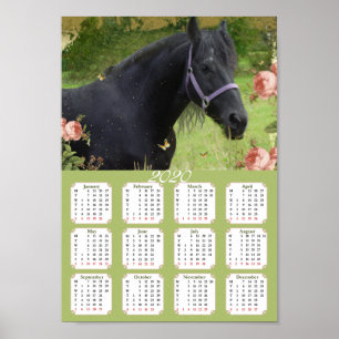 Calendar 2020 Horse ~ Poster