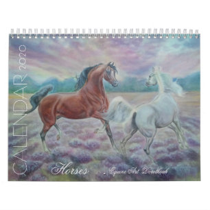 CALENDAR 2020 - HORSES - ART DOROTHEAH