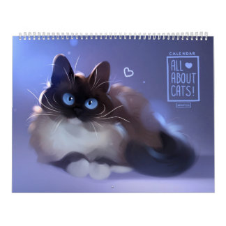 Calendar 2021 All about cats!