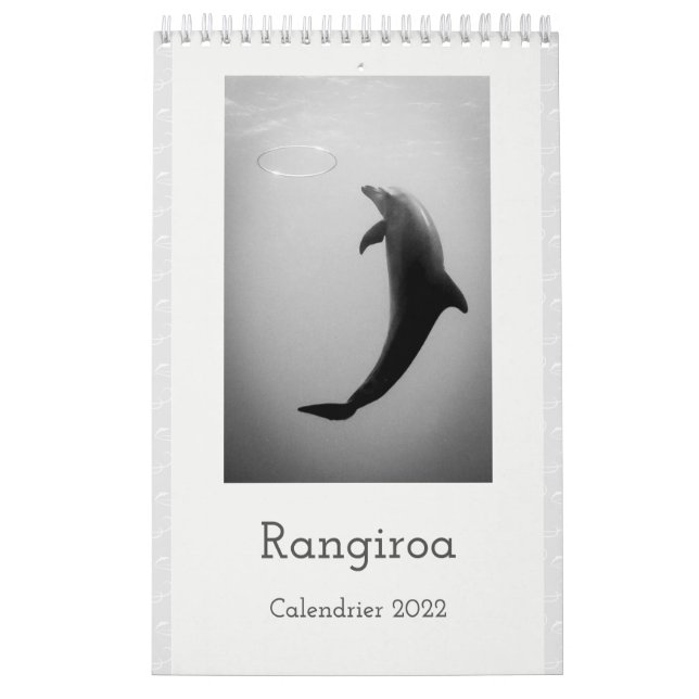 Calendar 2022 RANGIROA BW (Cover)