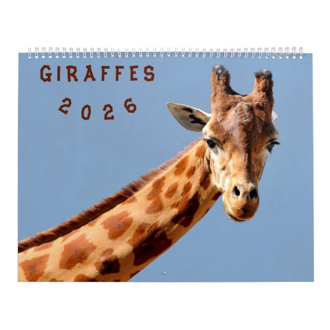 Calendar 2023 giraffes (Cover)