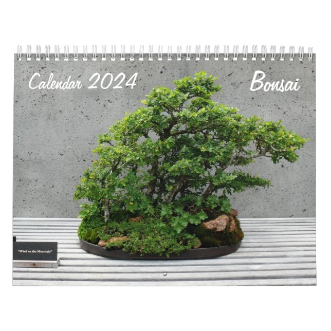 Calendar 2024 with Bonsai (Cover)