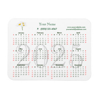 Calendar 2025 for business magnet