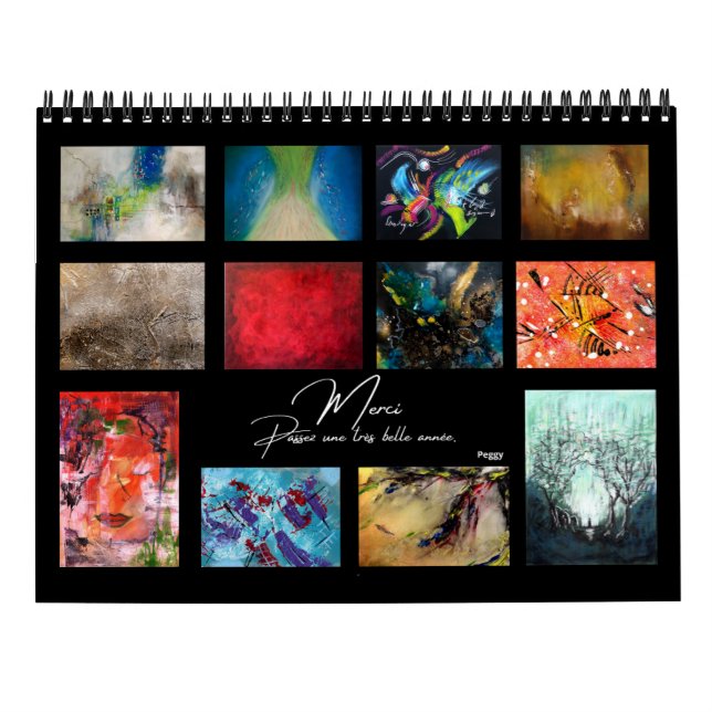 Calendar 2025 - Peggy Drouault (Back)