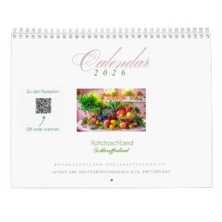 Calendar 2026 - Raw Food Land Cockaigne