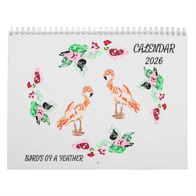Calendar  2026 Tropical & Every Day  Birds (Cover)