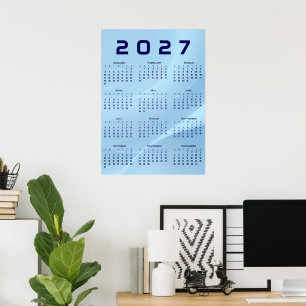 Calendar 2027 poster