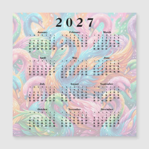 Calendar 2027 Swans