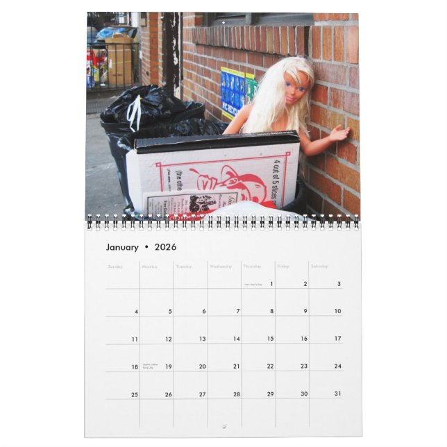 Calendar: Abandoned Toys Calendar (Jan 2026)