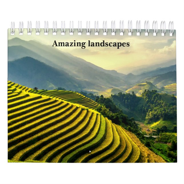 Calendar amazing landscapes (Cover)