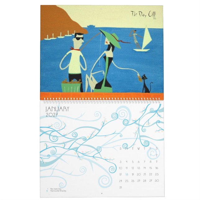 Calendar Art by Maya Dvalishvili (Jan 2027)