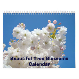 Calendar Beautiful Tree Blossoms Flowers Calendars