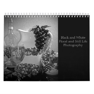 Calendar Black & White Floral and Still Life