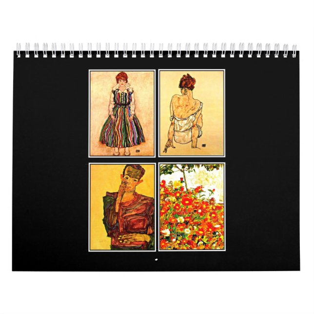 Calendar-Classic/Vintage-Egon Schiele Calendar (Cover)