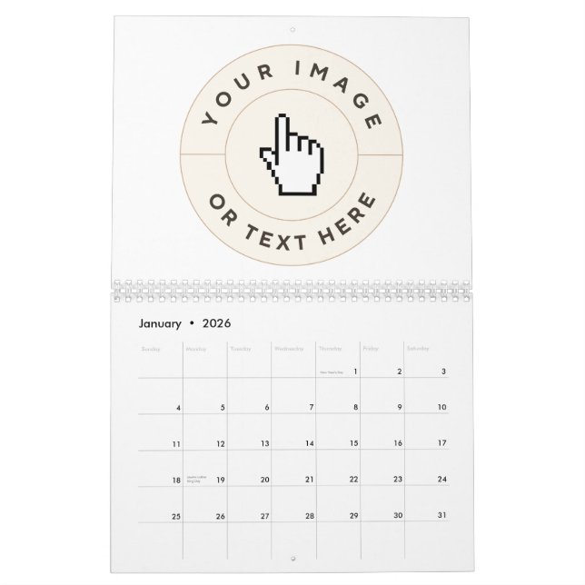 Calendar - Custom (add image/text) (Jan 2026)