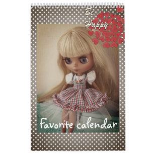 Calendar, doll, for girl, baby, fun, toys, bright, calendar