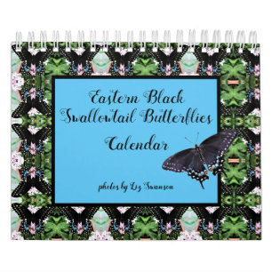 Calendar - Eastern Black Swallowtail Butterflies