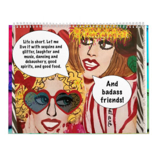 CALENDAR FILLED WITH BAD GIRL ART
