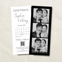 Calendar Film Strip Photo Booth Save The Date
