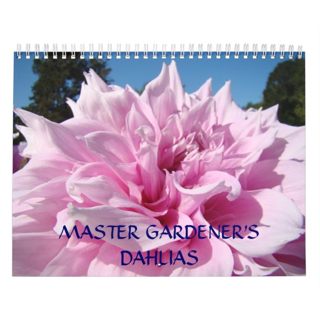 CALENDAR FLORAL Master Gardener's Dahlias Gifts (Cover)