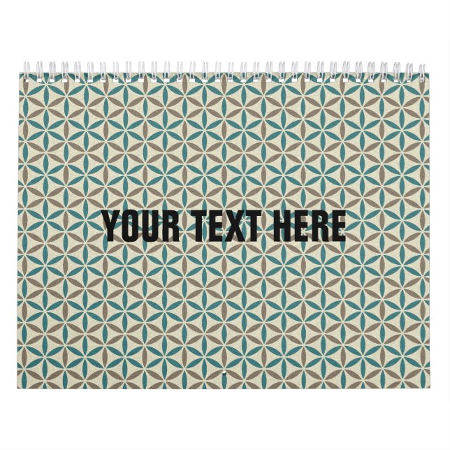 Calendar Flower of Life - stamp pattern - BG 1 (Cover)
