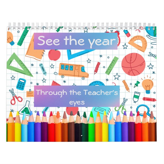 Calendar for teachers school  (Cover)