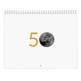 Calendar for the Apollo 11 50th Anniversary.