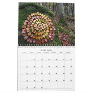 calendar forests 2026 art landart nature