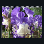 CALENDAR Irises Calendar Iris Flowers<br><div class="desc">CALENDARS Change Dates, Irises Calendars, Iris Flowers Calendar, Gift Calendars, Christmas Gifts, OFFICE ART, Corporate Client Git Calendars, Artwork Calendars, Purple Irises, Blue Iris Flowers, Yelllow Irises calendar, Peach Orange Irises, White Iris. Botanical Floral Flower Garden Landscapes. BASLEE TROUTMAN FINE ART COLLECTIONS. GETTING A GIFT? COMBINE several products. Greeting Cards,...</div>