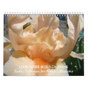 CALENDAR LOOK INSIDE IRISES Iris Flowers