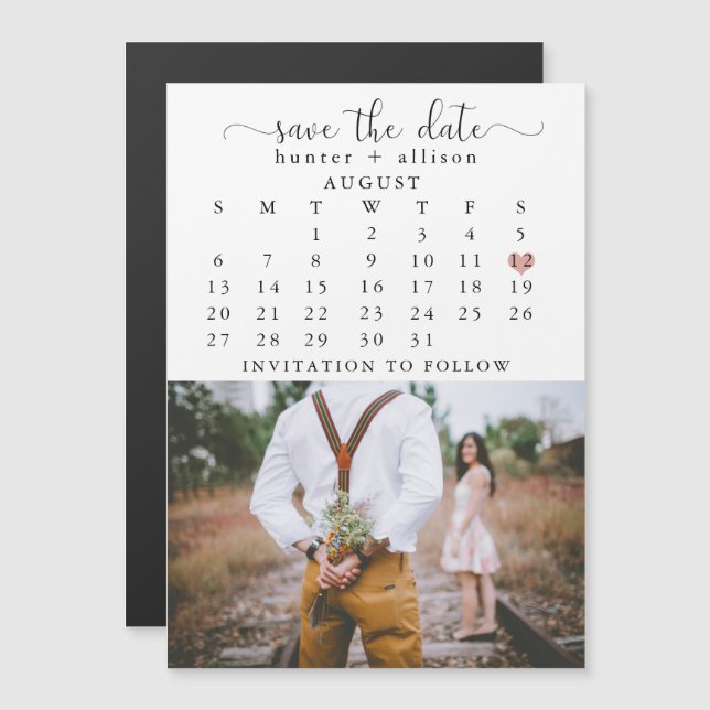 Calendar Magnet | Save the Date (Front/Back)
