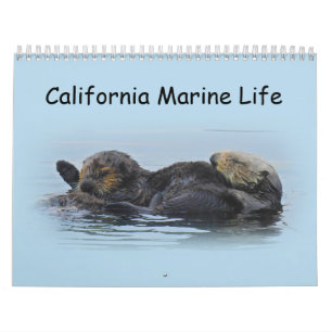Calendar, marine life, California Calendar