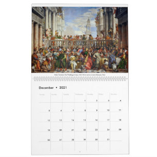 Calendar Masterpieces of Art