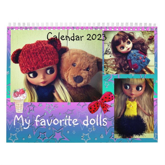 Calendar.  My favourite dolls Calendar (Cover)
